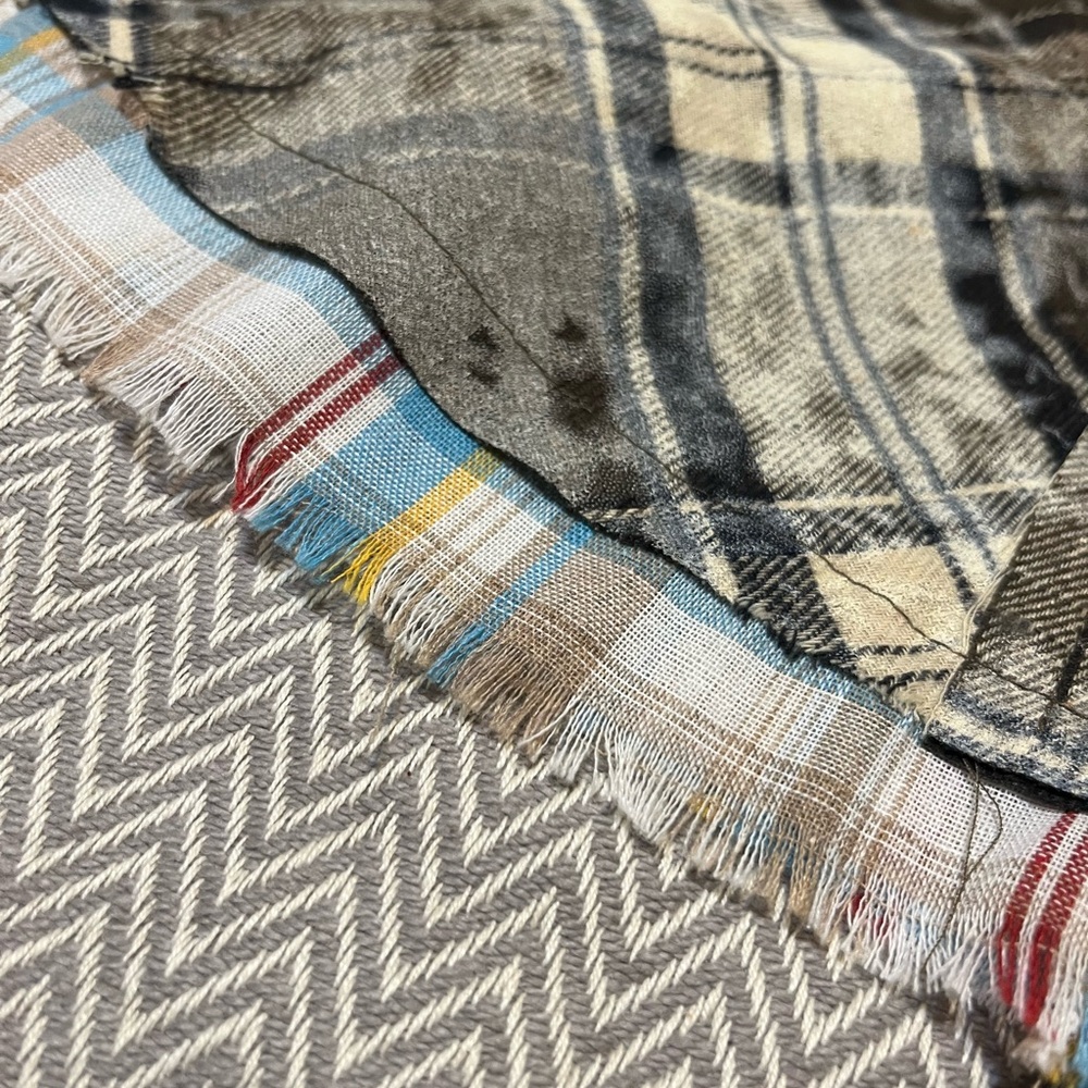 POL Rebel Roots Plaid Flannel Button Down Shirt/Shacket. Color: Choco Multi. - Picture 9 of 12